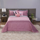 Kit Cobre Leito Romance Queen Dupla Face 8 Peças c/ Almofada De Nó