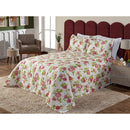Cobre Leito Colcha Elegance Solteiro / Casal Estampado 3 Peças Várias Estampas Matelado Costurado Com Linha