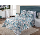 Cobre Leito Colcha Elegance Solteiro / Casal Estampado 3 Peças Várias Estampas Matelado Costurado Com Linha