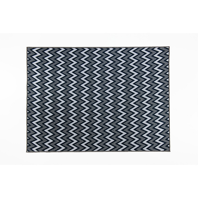 Tapete Sala 1,00x1,40m Pratik Jacquard Antiderrapante Várias Estampas