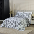 Cobre Leito Colcha Duo Casal Padrão 3 Peças Dupla Face Várias Estampas