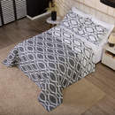 Cobre Leito Colcha Duo Casal Padrão 3 Peças Dupla Face Várias Estampas