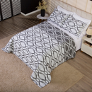 Cobre Leito Colcha Duo Casal Padrão 3 Peças Dupla Face Várias Estampas