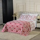 Cobre Leito Colcha Duo Casal Padrão 3 Peças Dupla Face Várias Estampas