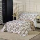 Cobre Leito Colcha Duo Queen 3 Peças Dupla Face Várias Estampas