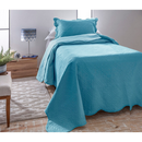 Kit Cobre Leito Colcha Dyuri Solteiro 2 Peças Dupla Face Liso Várias Cores