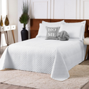 Kit Cobre Leito Home Casal Padrão 6 Peças c/ Almofada de Nó