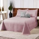 Kit Cobre Leito Home Casal Padrão 6 Peças c/ Almofada de Nó